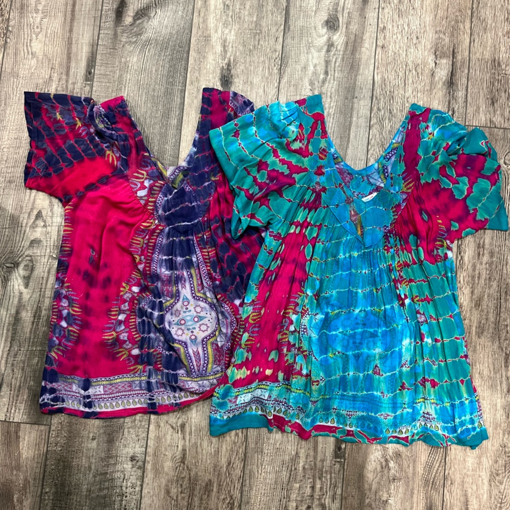2 Tie dye shirts size XL
